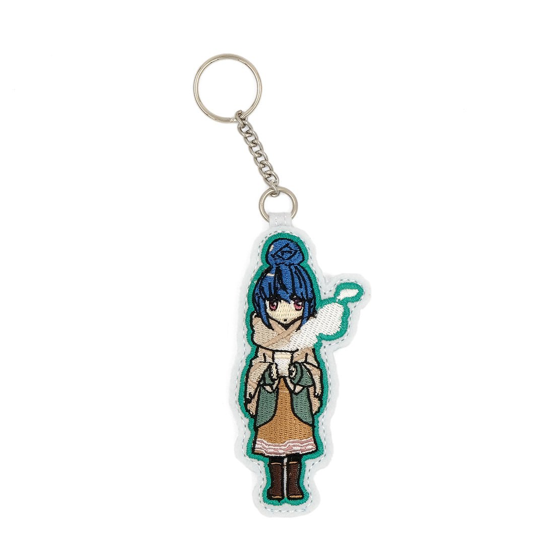 ACROSS - Laid-back Camp Yurucamp Patch Key Chain - Good Game Anime