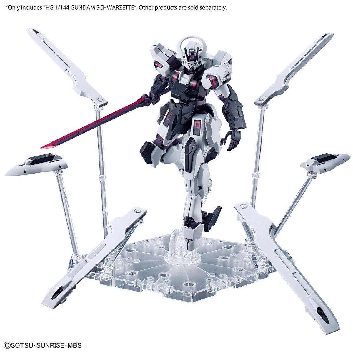 Bandai - HG 1/144 Gundam Schwarzette (Mobile Suit Gundam: The Witch from Mercury) - Good Game Anime