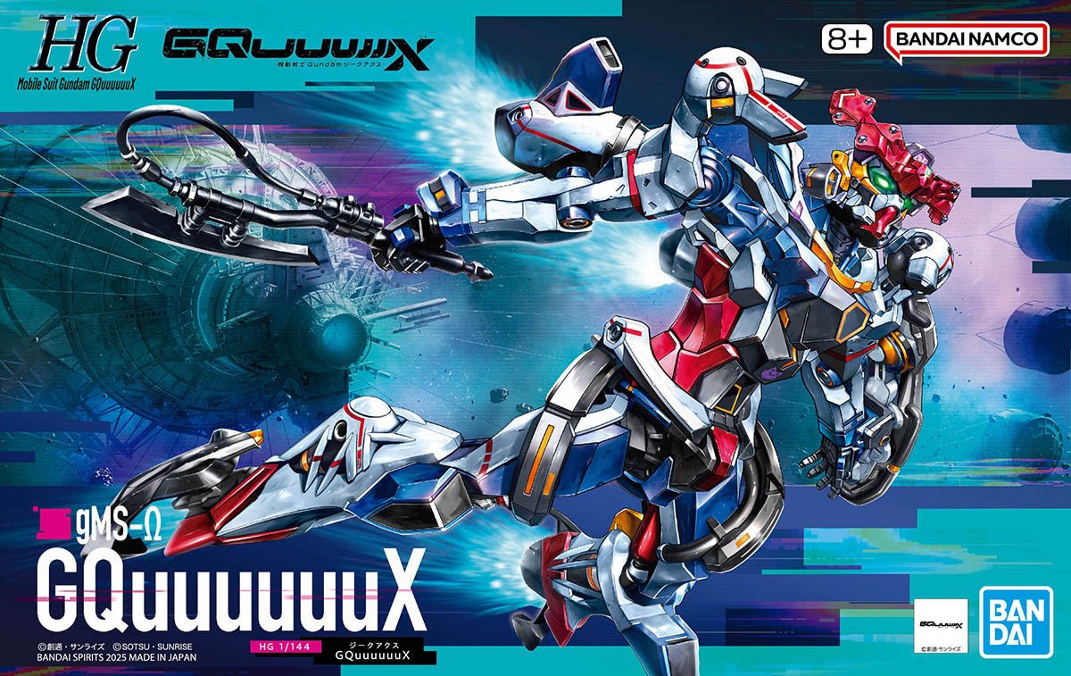 HGGQ 1/144 GQuuuuuuX - Good Game Anime