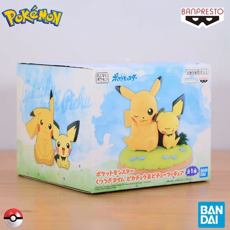 Banpresto - Pokemon Relaxing Time Pikachu & Pichu Figure - Good Game Anime
