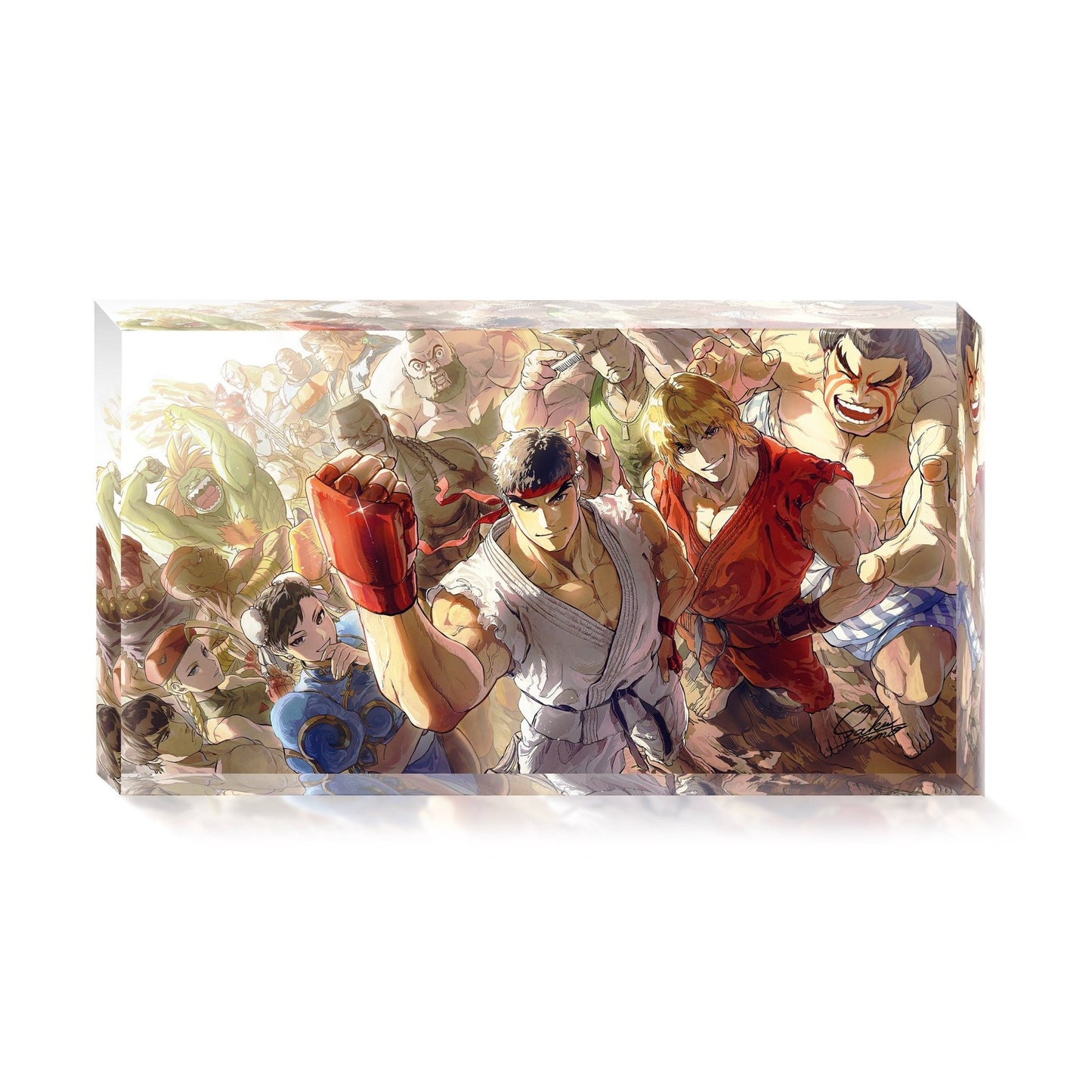Capcom - Street Fighter 35Th Acrylic Block Sakutamo Ver - Good Game Anime