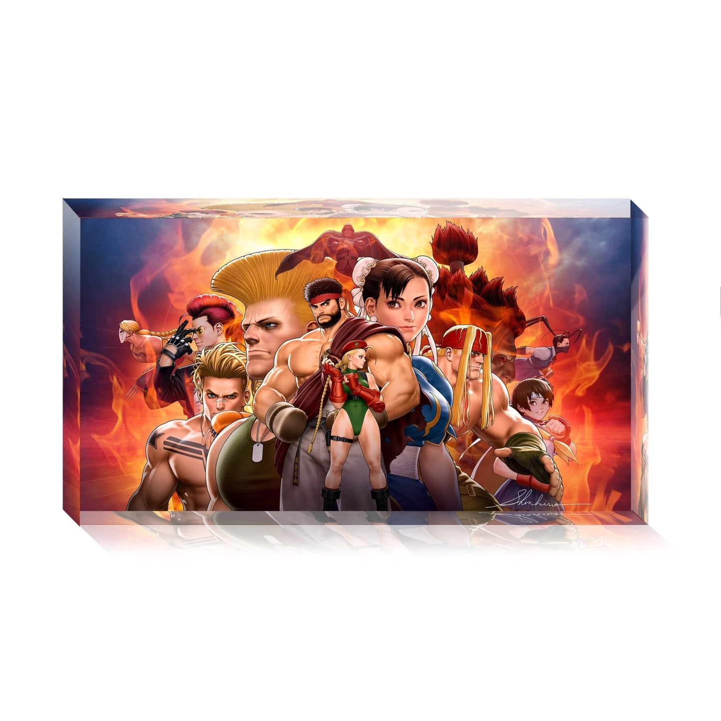 Capcom - Street Fighter 35Th Acrylic Block Shinkiro Ver - Good Game Anime