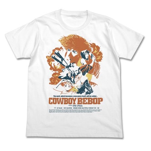 COSPA - Cowboy Bebop T-shirt Poster Art Ver. White - Good Game Anime