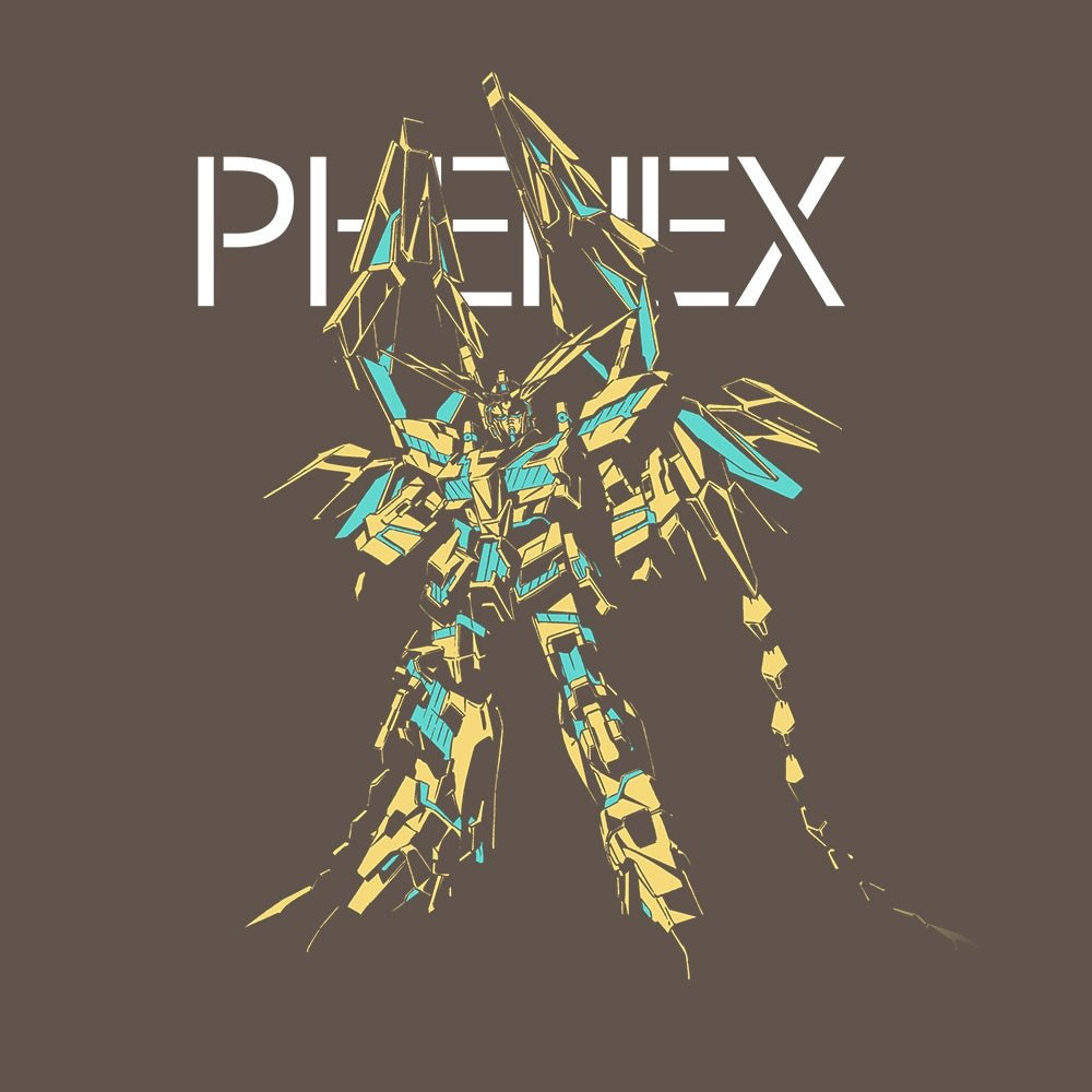 COSPA - Mobile Suit Gundam Narrative Unicorn Gundam 03 Phenex T-Shirt Charcoal - Good Game Anime