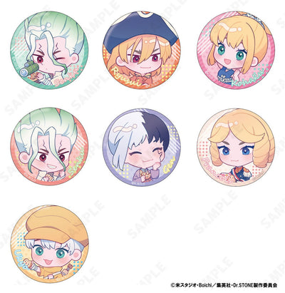 D-techno - Dr. Stone Trading Can Badge (Chiorama) A Set: 1 Box - Good Game Anime