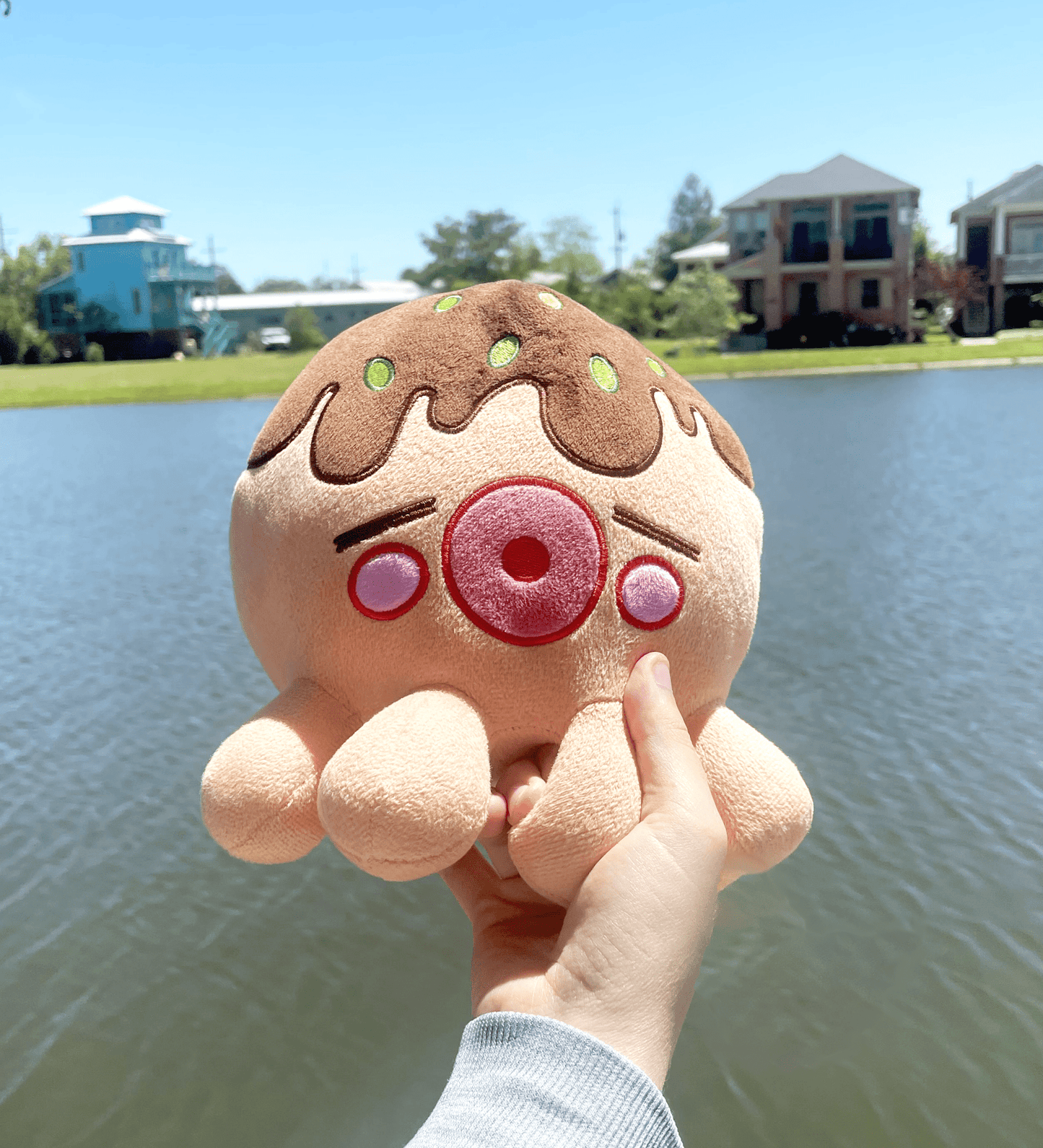 dreamydozer - Gerald The Takoyaki Plushie - Good Game Anime
