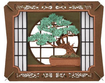 ensky - Paper Theater Bonsai Pine PT-322 - Good Game Anime