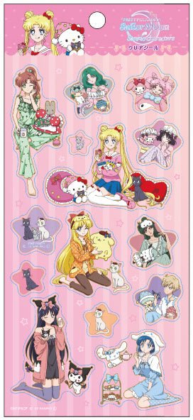 ensky - Sailor Moon Series x Sanrio Characters: Clear Seal Sticker Sheet - Good Game Anime