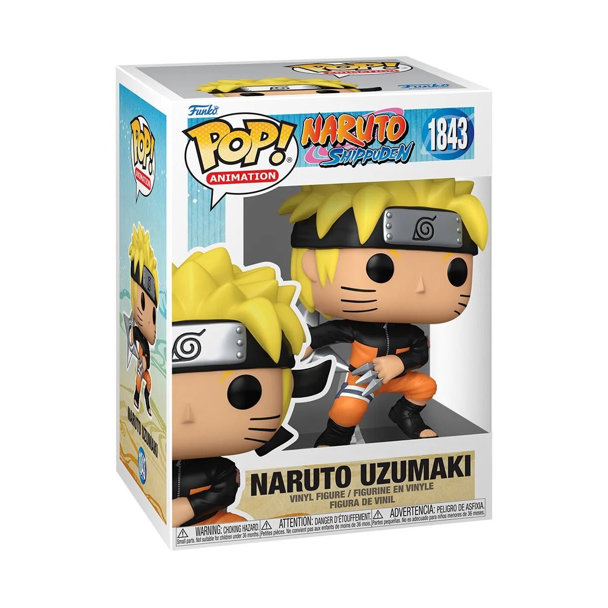 Funko - Naruto: Shippuden Naruto Uzumaki with Shuriken Funko Pop! Vinyl Figure 1843 - Good Game Anime