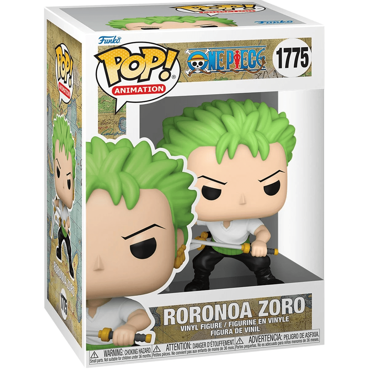 Funko - One Piece Roronoa Zoro with Swords (2024) Funko Pop! Vinyl Figure 1775 - Good Game Anime
