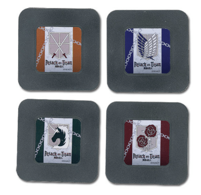 Great Eastern - Funimation: Attack on Titan (AoT) - Coaster Set - Good Game Anime
