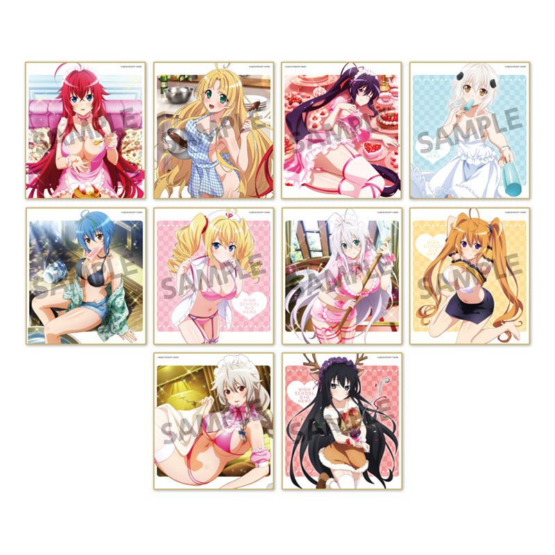 Hobby Stock - High School DxD HERO: Trading Mini Shikishi vol.2 : 1 Random Pull - Good Game Anime