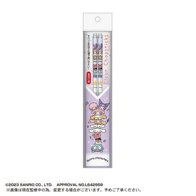 Max Limited - SR-73 Sanrio Characters Clear Chopsticks B Pattern - Good Game Anime