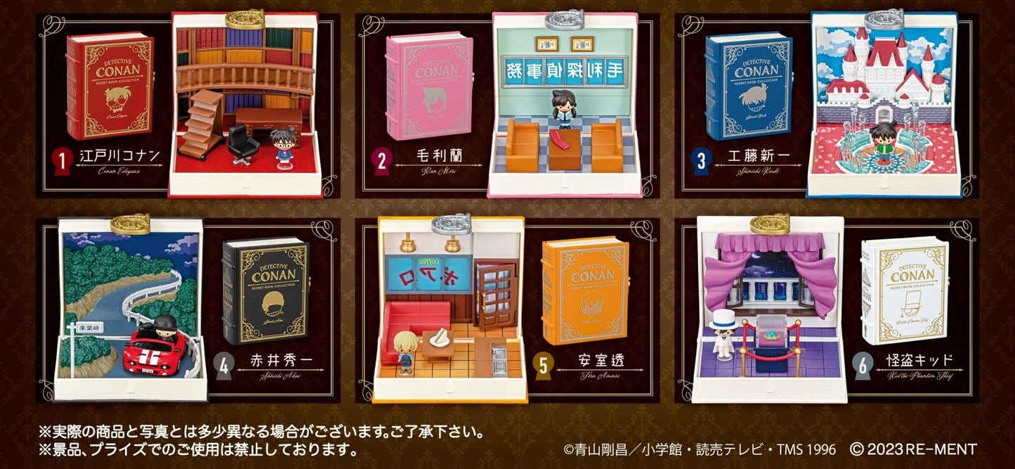 Re-Ment - Detective Conan: SECRET BOOK Collection: 1 Random Pull - Good Game Anime