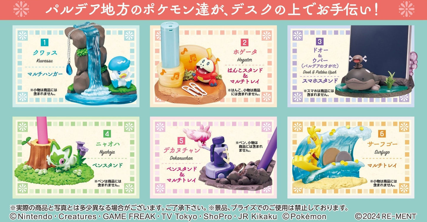 Re-Ment - Pokemon: DesQ Desktop Figure Paldea: 1 Random Pull - Good Game Anime