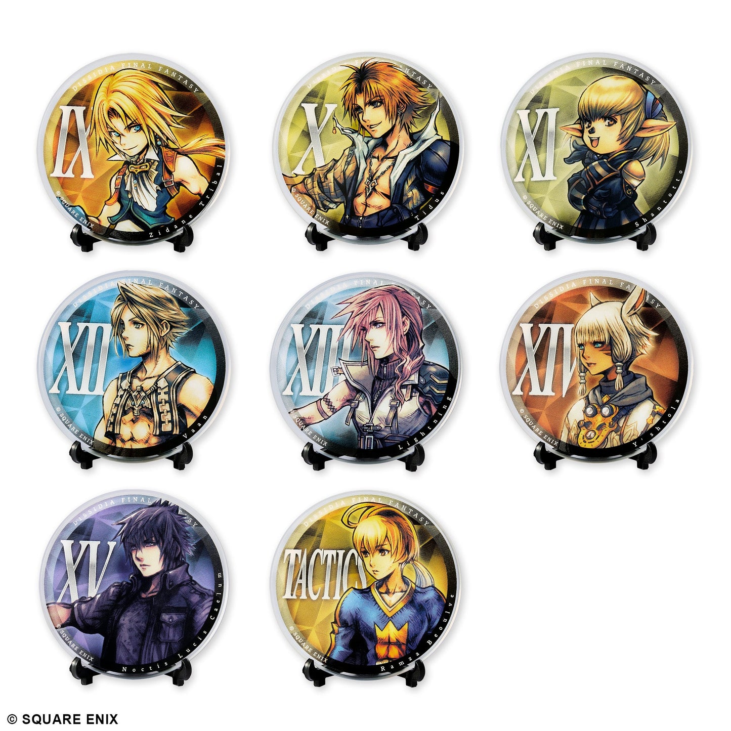 Square Enix - Dissidia Final Fantasy Glass Plate Collection Vol. 2: 1 Random Pull - Good Game Anime