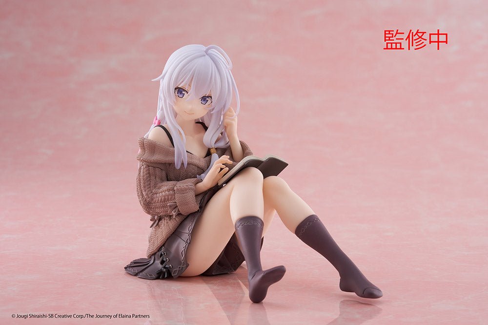 Taito - Wandering Witch: The Journey of Elaina Desktop Cute Figure - Elaina (Casual Clothes Ver.) - Good Game Anime