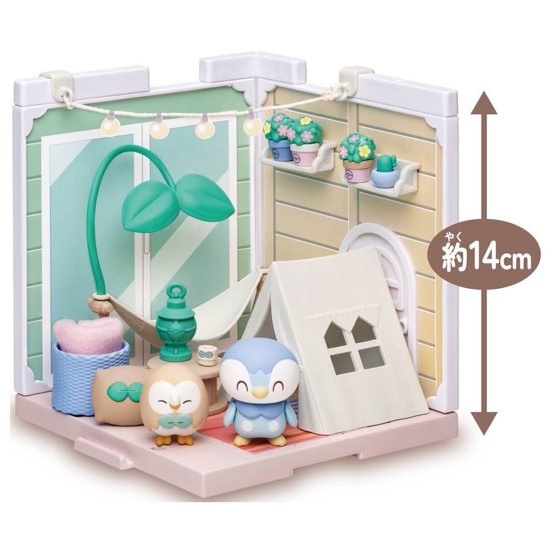 Takara Tomy - Pokemon Poke Peace House Belamping Terrace Rowlet & Piplup - Good Game Anime