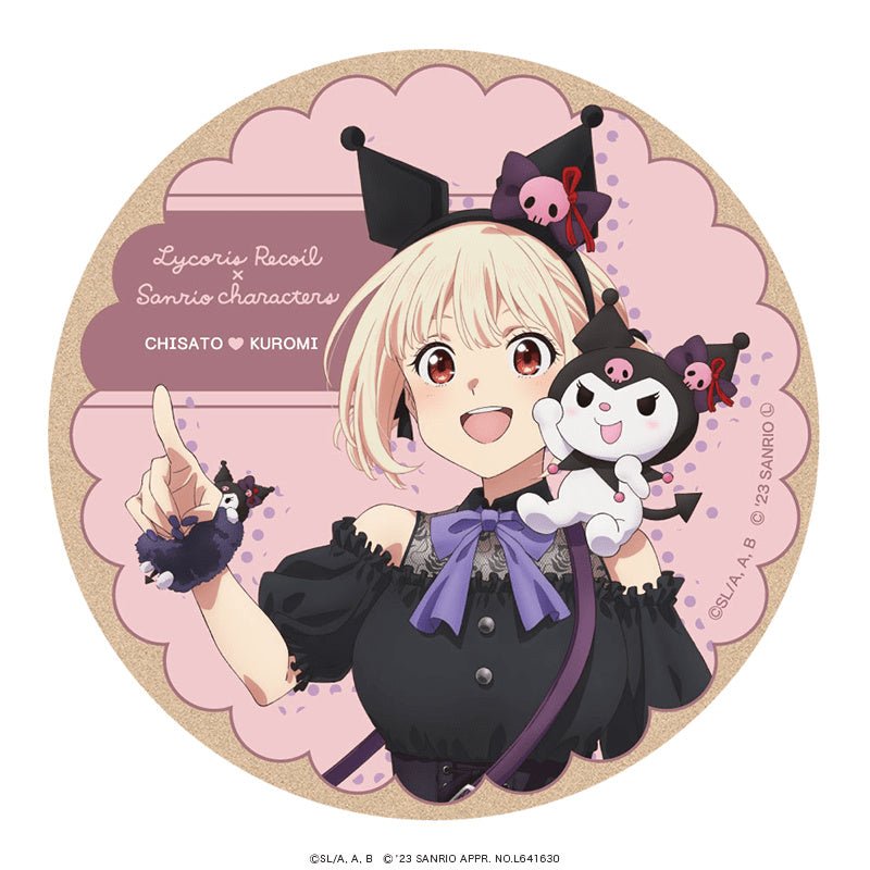 Up Fields - Lycoris Recoil x Sanrio characters: Wood Coaster Chisato Nishikigi x Kuromi - Good Game Anime
