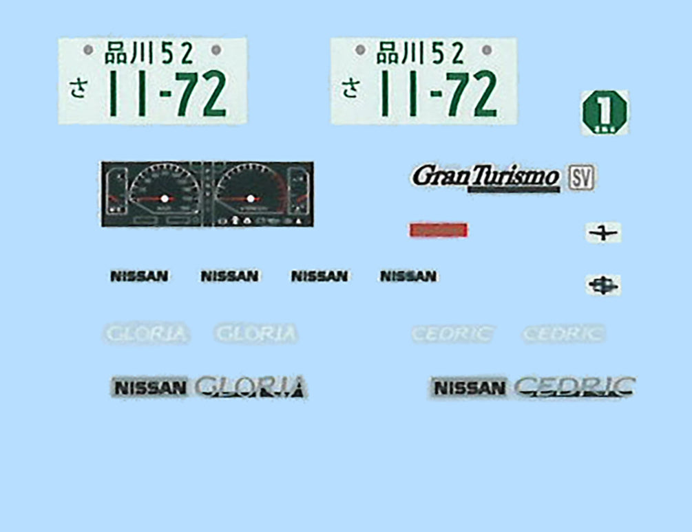 1/24 Cedric V20E Gran Turismo Y31 High Socar Version Model Kit
