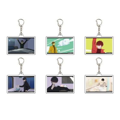 Acrylic Keychain Mr. Villain's Day Off 01 Scenes Illustration