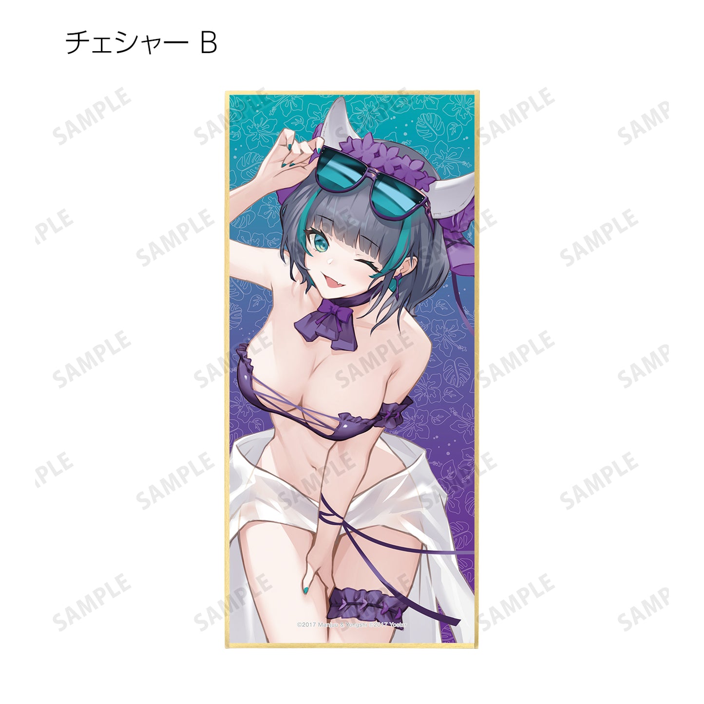 Azur Lane Original Illustration Swimwear Ver. Trading Shikishi with Stand