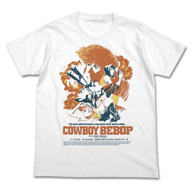 Cowboy Bebop T-shirt Poster Art Ver. White