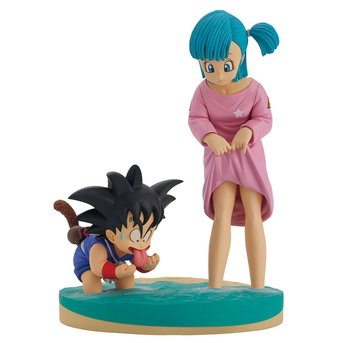 Ichibansho Dragon Ball Son Goku and Bulma Dragon History Revible Moment Statue