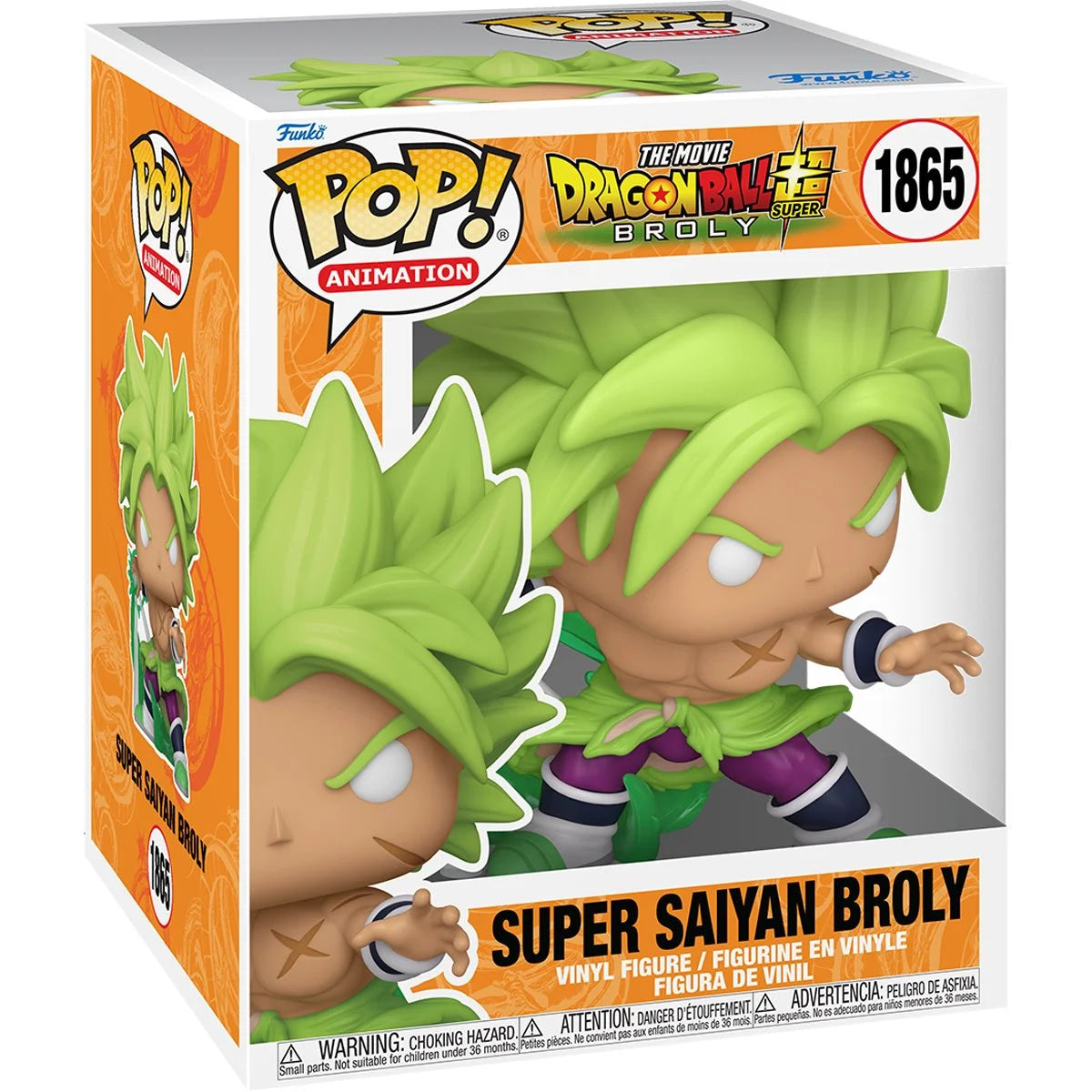 Dragon Ball Super: Broly Super Saiyan Broly Super 6 3/4-Inch Funko Pop! Vinyl Figure #1865