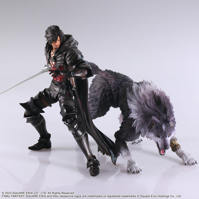 FINAL FANTASY XVI BRING ARTS™ Action Figure - CLIVE ROSFIELD & TORGAL