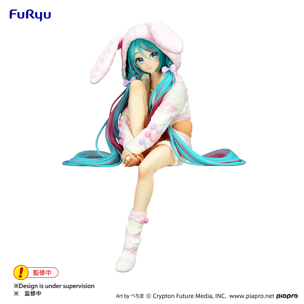 Hatsune Miku Noodle Stopper Figure -Rabbit Ear Hood Pajama- Figure