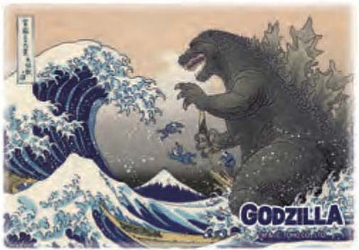 Godzilla: Jumbo Magnet Thirty-six Views of Mount Fuji & Giant Monster