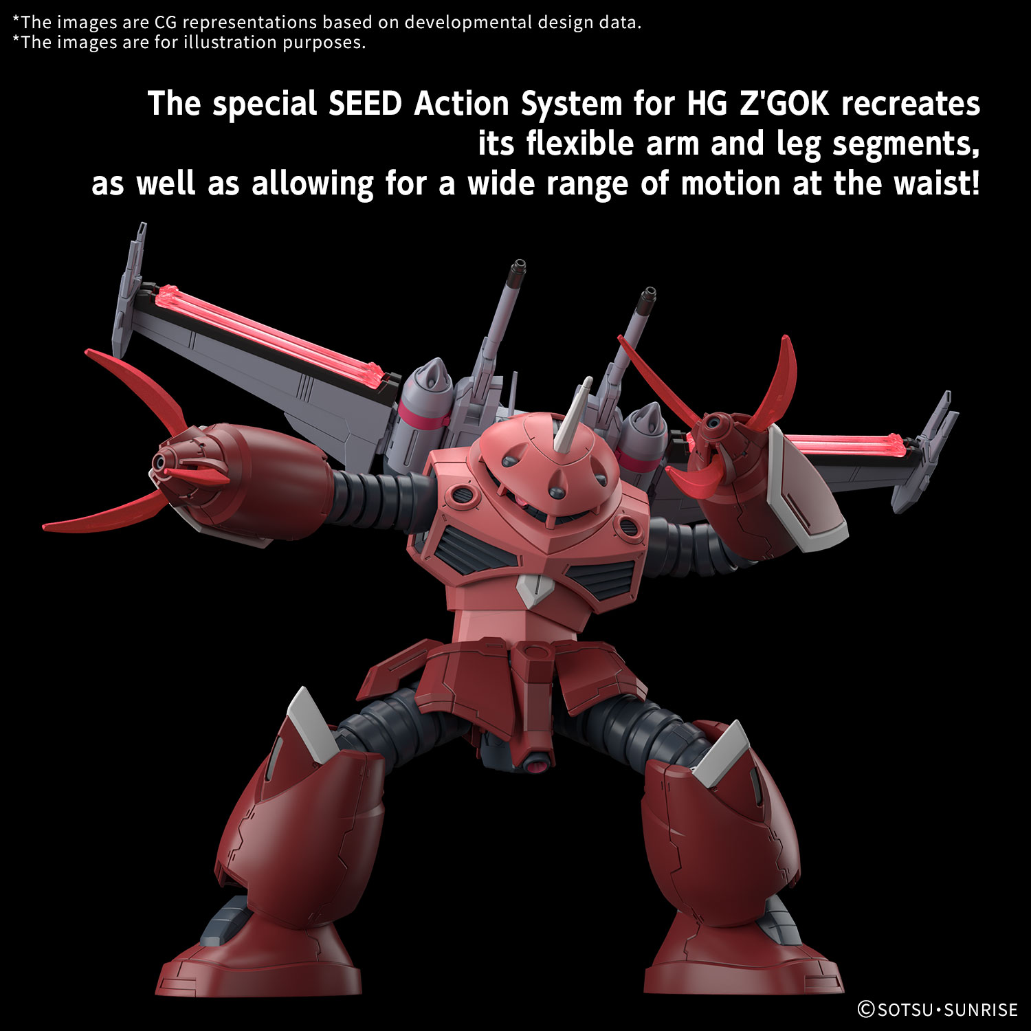 HG 1/144 Z’Gok (Seed Freedom Ver.)