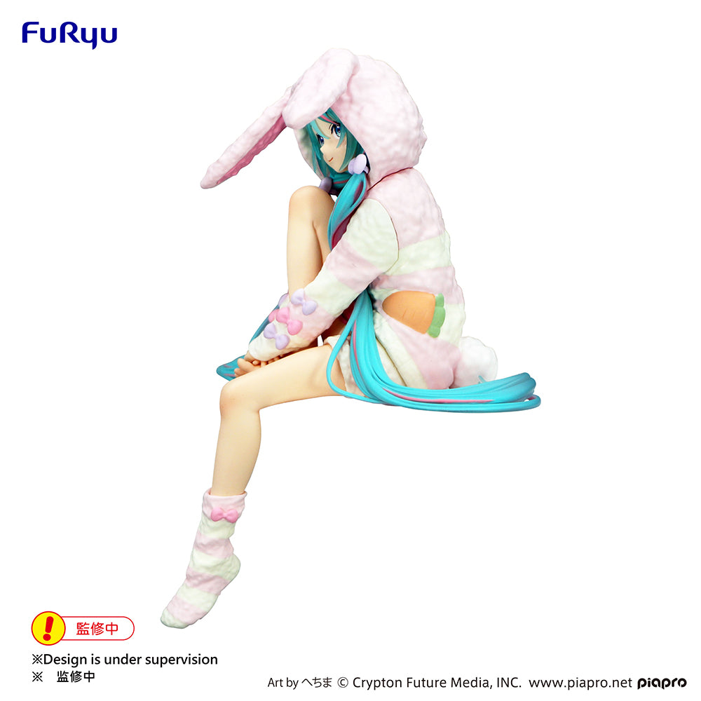 Hatsune Miku Noodle Stopper Figure -Rabbit Ear Hood Pajama- Figure