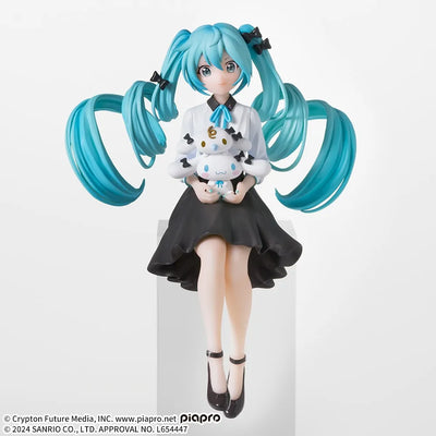 Hatsune Miku Premium Perching Figure Hatsune Miku x Cinnamoroll & Milk