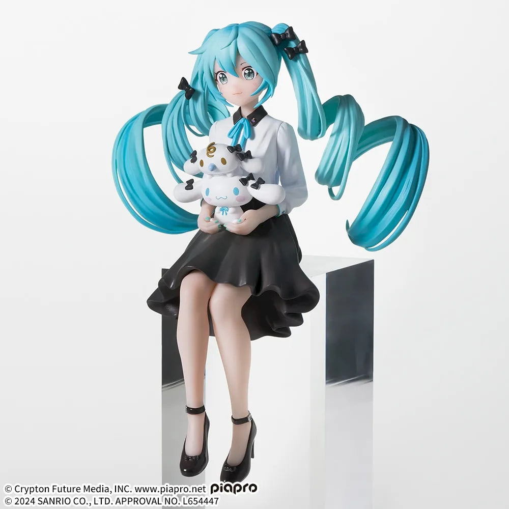 Hatsune Miku Premium Perching Figure Hatsune Miku x Cinnamoroll & Milk