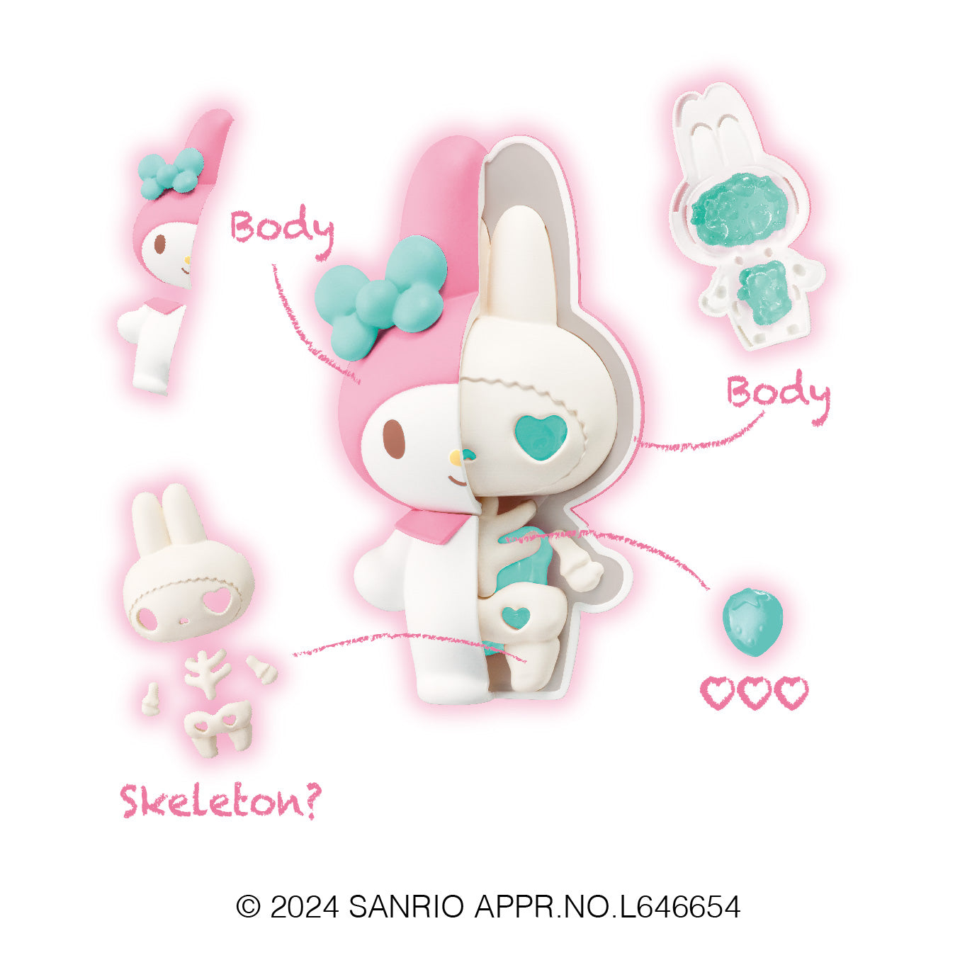 Kaitai Puzzle Fantasy Sanrio Characters Pop Mint Mix