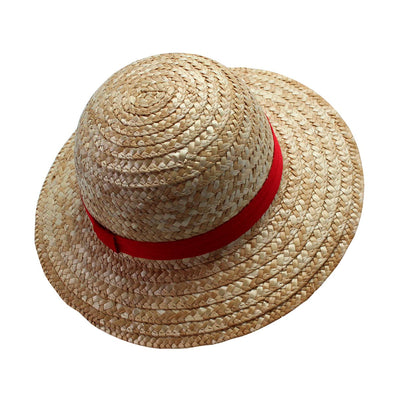 One Piece Luffy Straw Adult Size Hat