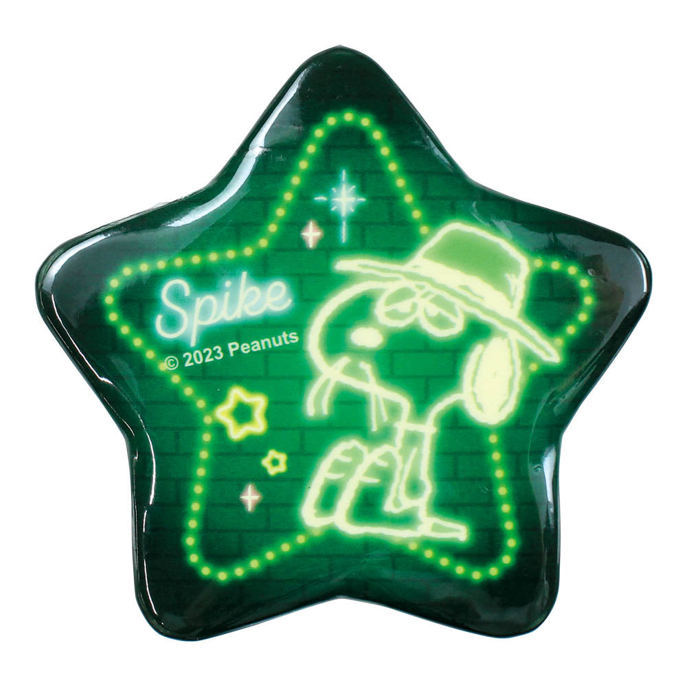 Peanuts Everyday Secret Star Luminescent Can Badge Neon