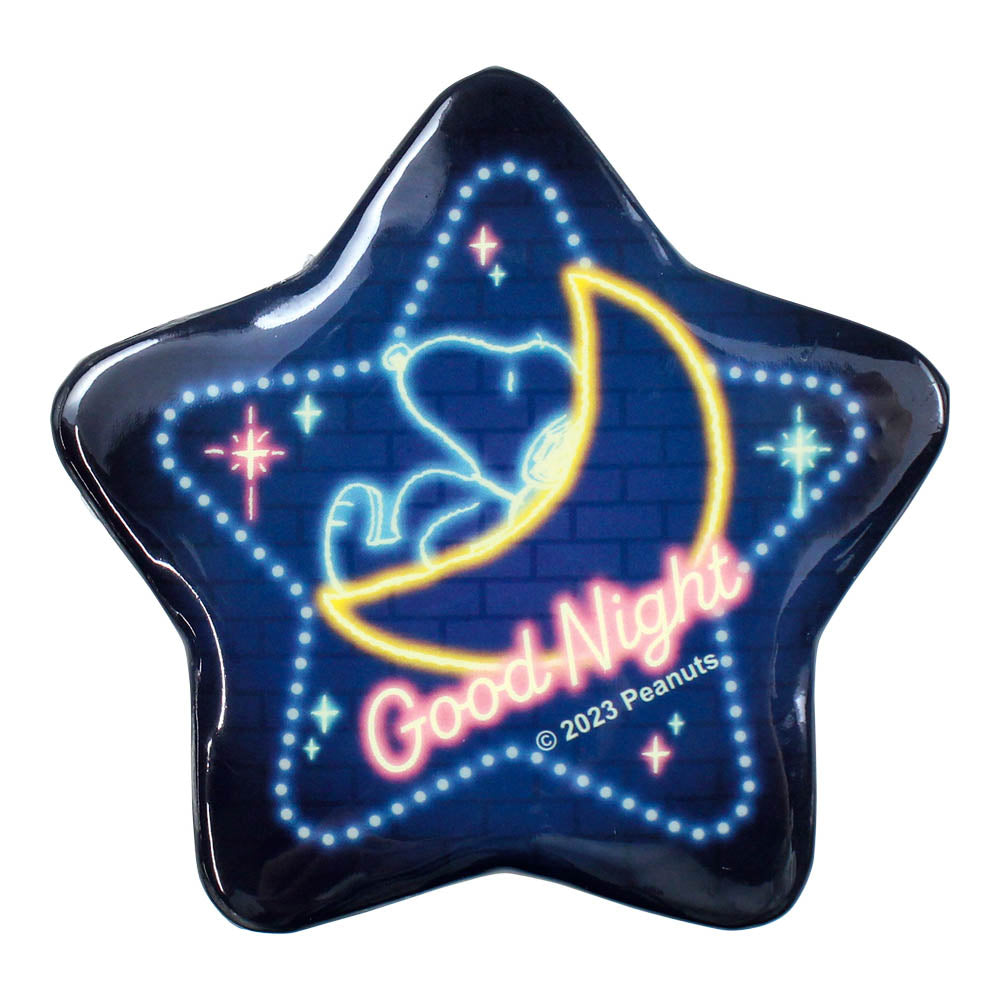 Peanuts Everyday Secret Star Luminescent Can Badge Neon