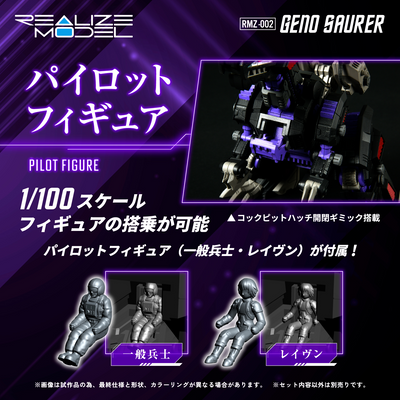Realize Model Zoids RMZ-002 Geno Saurer