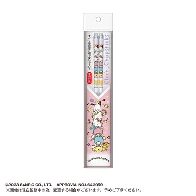 SR-73 Sanrio Characters Clear Chopsticks A Pattern