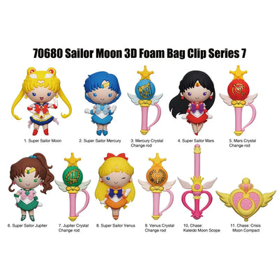Sailor Moon 3D Foam Bag Clip Series 7: 1 Random Pull