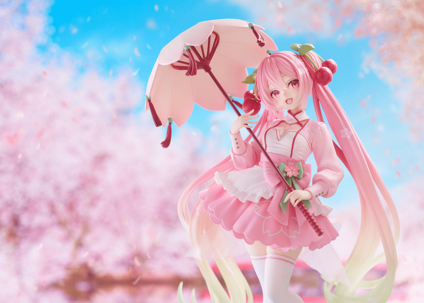Sakura Miku AMP+ Figure (Sakura Dress Ver.)