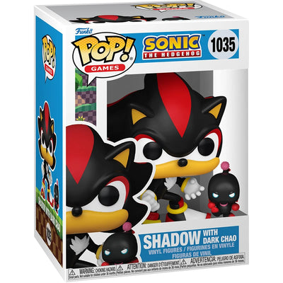 Sonic The Hedgehog Shadow Funko Pop! Vinyl Figure with Dark Chao Buddy #1035