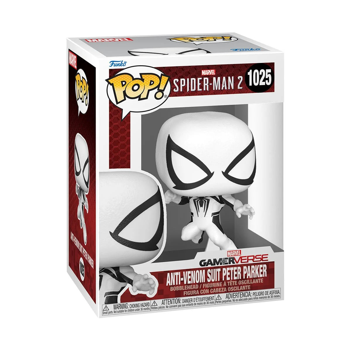 Spider-Man 2 Video Game Anti-Venom Suit Peter Parker Funko Pop! Vinyl Figure #1025