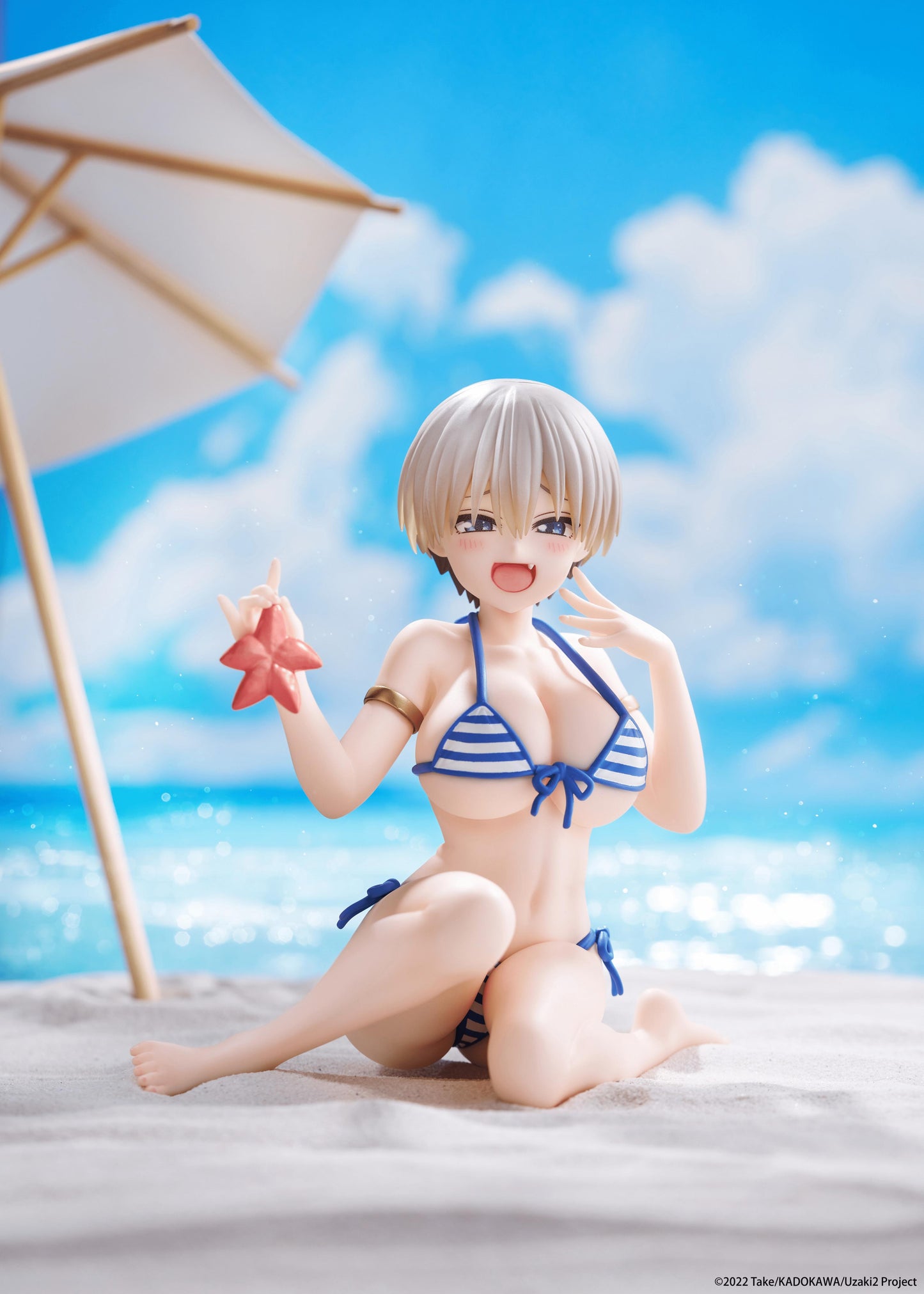 Uzaki-chan Wants to Hang Out! ω Desktop Cute Figure - Hana Uzaki (Swimwear Ver.)