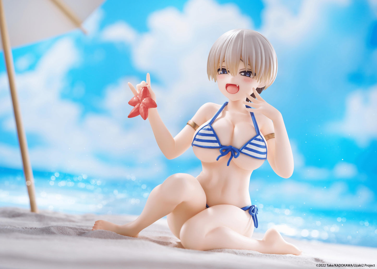 Uzaki-chan Wants to Hang Out! ω Desktop Cute Figure - Hana Uzaki (Swimwear Ver.)