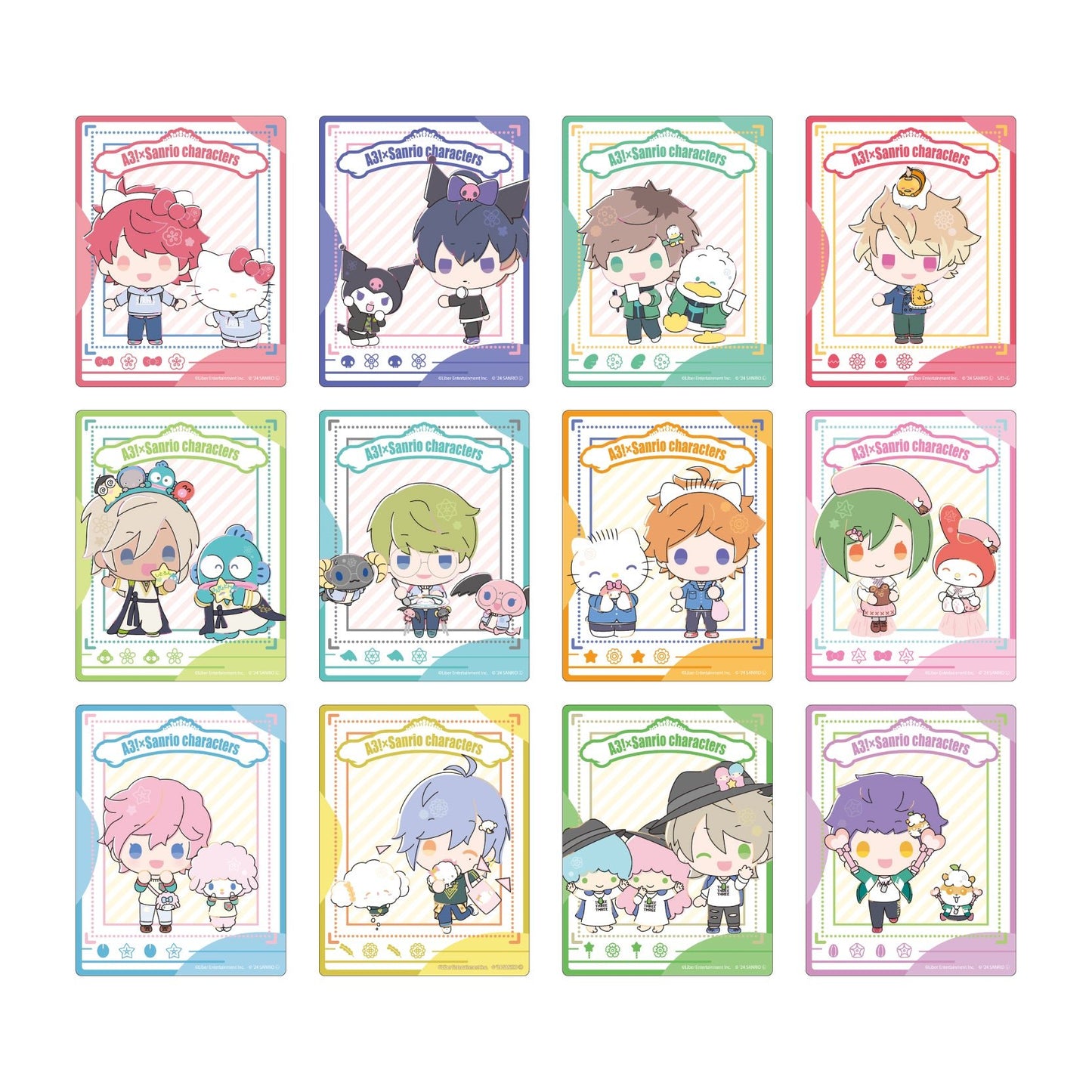 A3 - Acrylic Card A3! x Sanrio Characters 09 S&S (Mini Character Illustration) - Good Game Anime