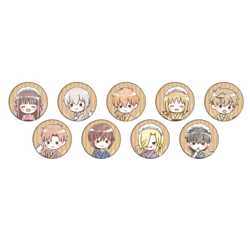 A3 - Fruits Basket Can Badge 32 Retro Art Illustration Set - Good Game Anime